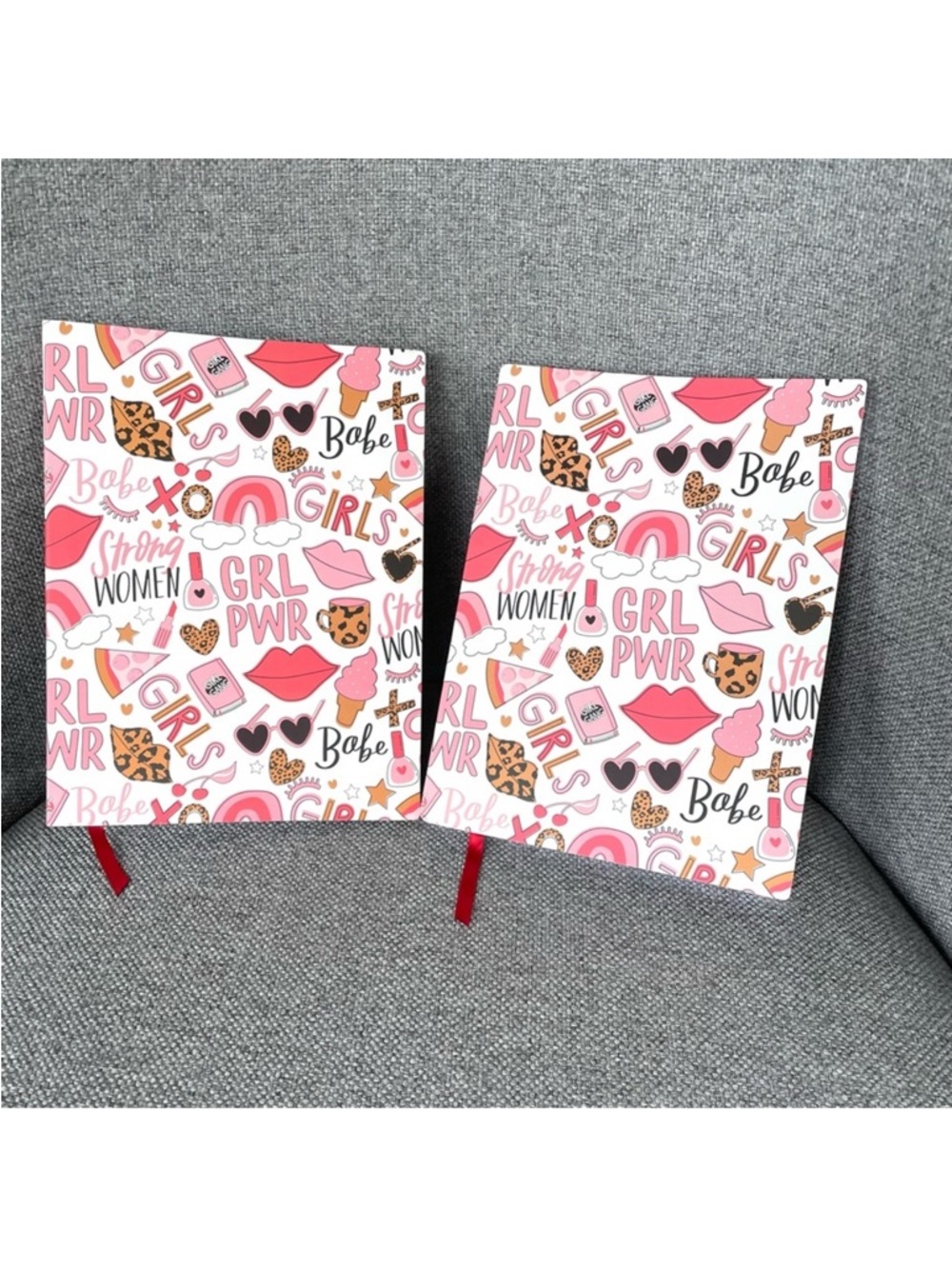 Girl Power 2 journals for girls, 8”x6”‎ NEW